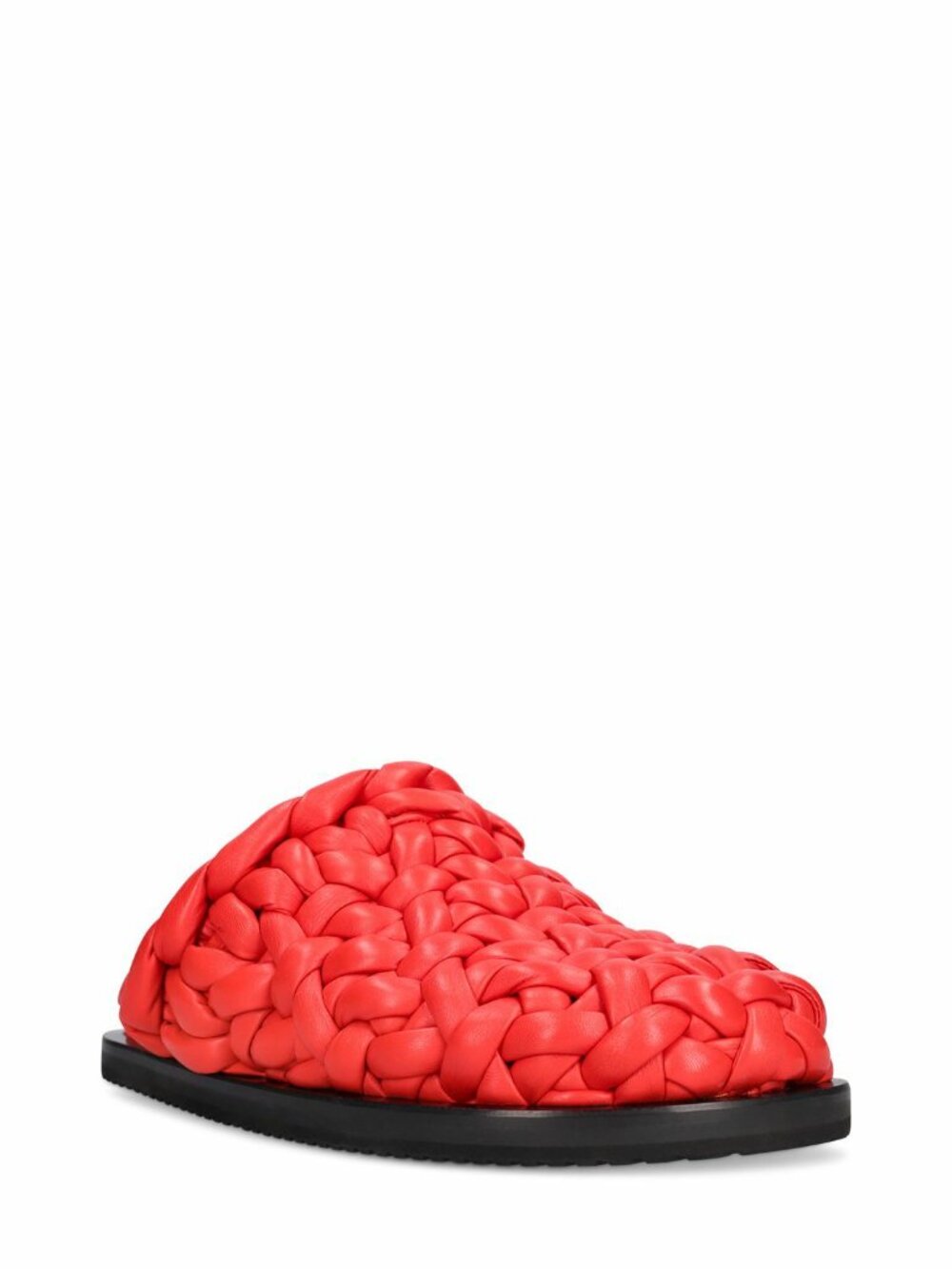 ALANUI Icon Interwoven Leather Mules EU 40 (US 10) Red Lux Designer $1,700 NWT - Picture 5 of 10
